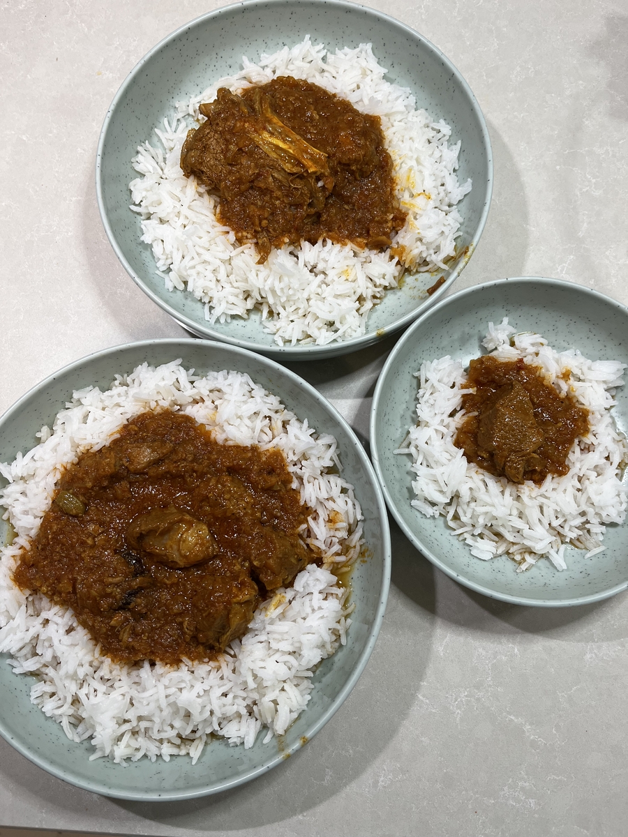 Агнешко къри по индийски