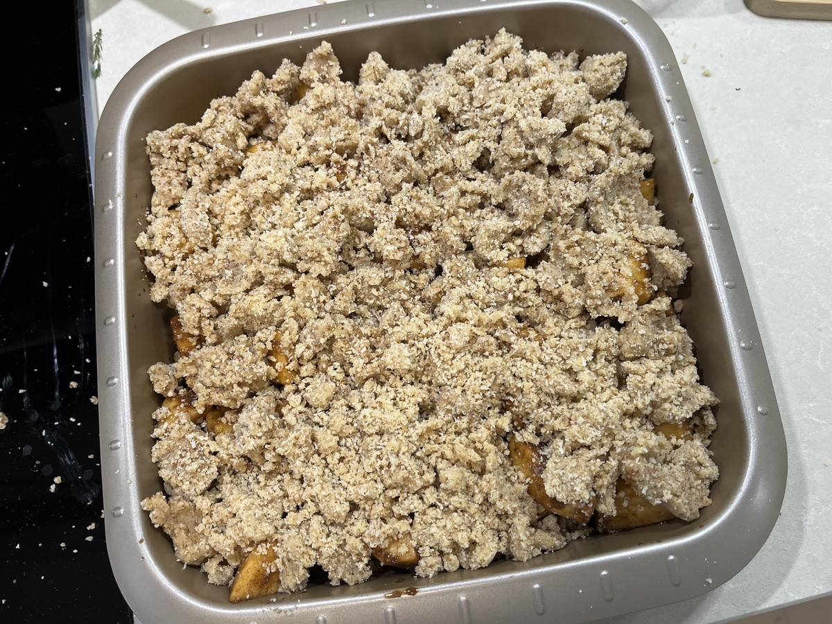 Снимка на Ябълков кръмбъл без глутен 🍎🍏