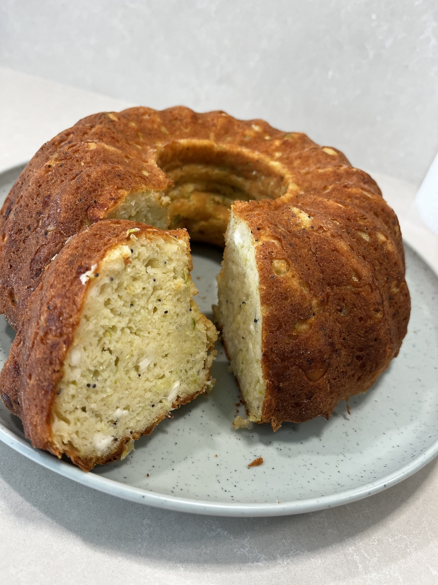 Солен кекс с праз и сирене